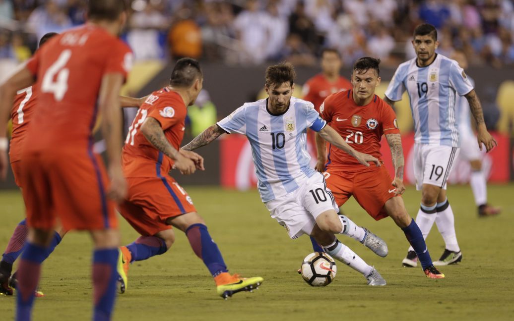 Фінал Копа Америка-2016. Аргентина - Чилі - 0:0 (2:4 по пенальті). / © Reuters