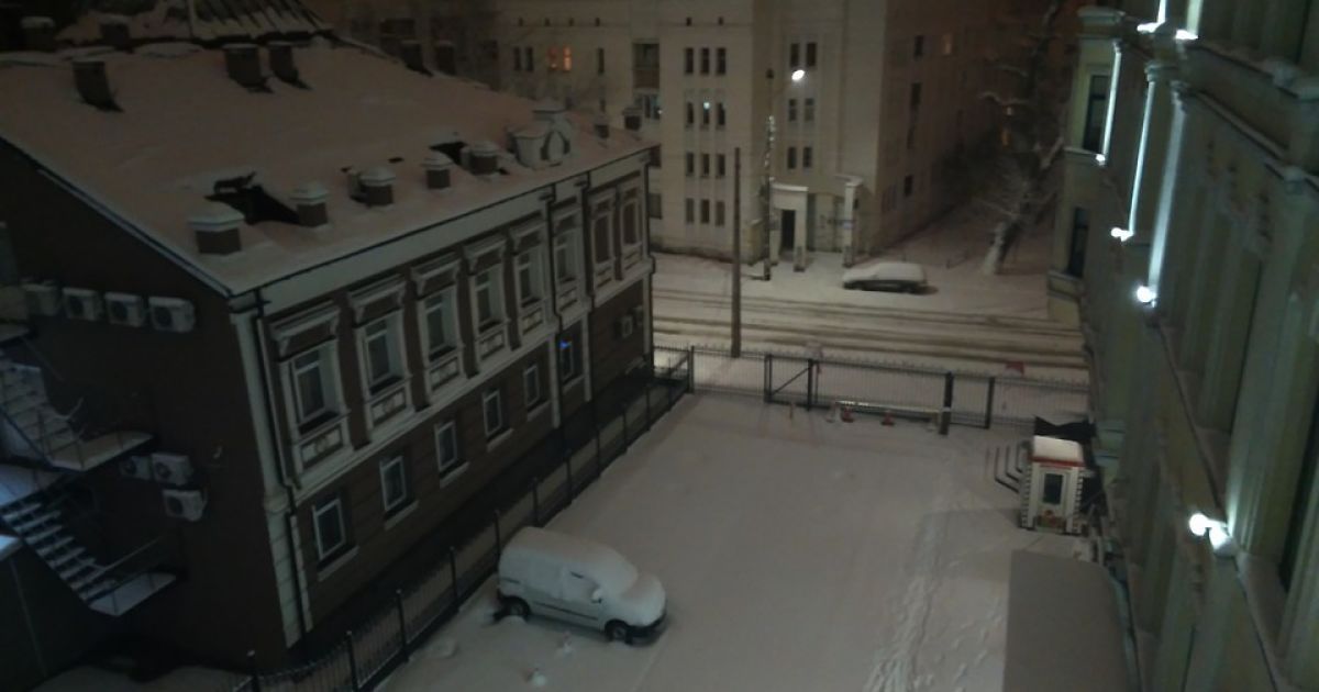 В Киеве сильная метель / © ТСН.ua
