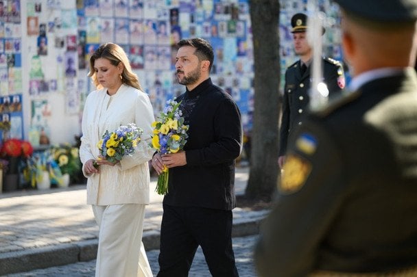 Олена і Володимир Зеленські / © Сайт президента України
