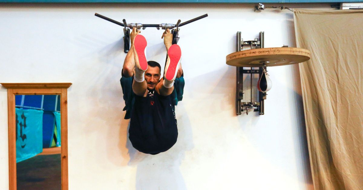 Тренировка Кличко в Гоинге