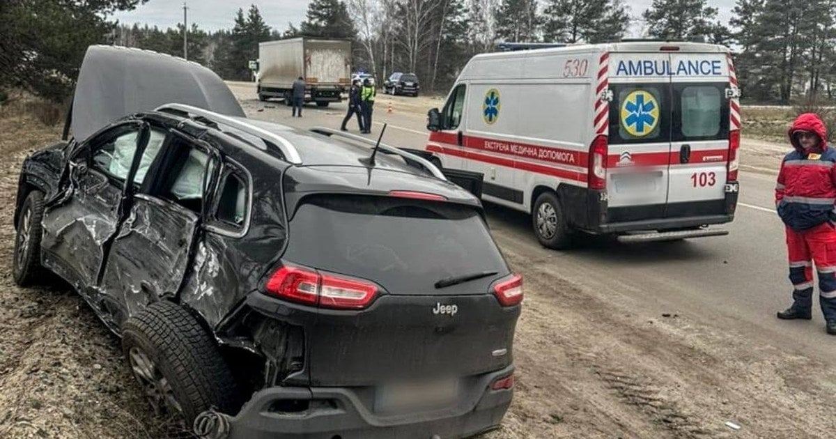 Аварія у Київській області.