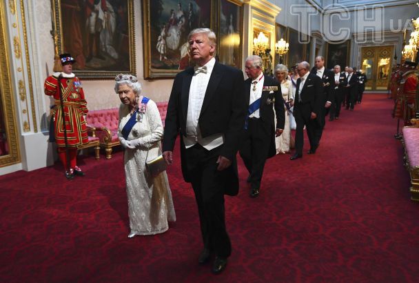 Королева Елизавета II и Дональд Трамп / © Associated Press