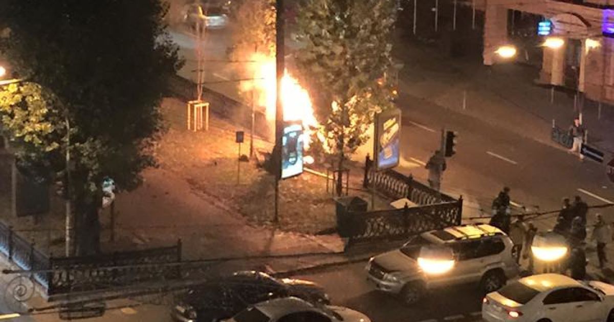 На бульваре Шевченко произошло ДТП. / © Facebook.com/myroslava.gongadze