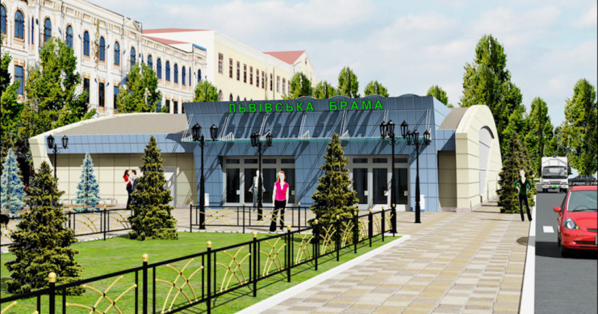 З’явилися фото проєкту станції метро Львівська брама / © Фото з соціальних мереж