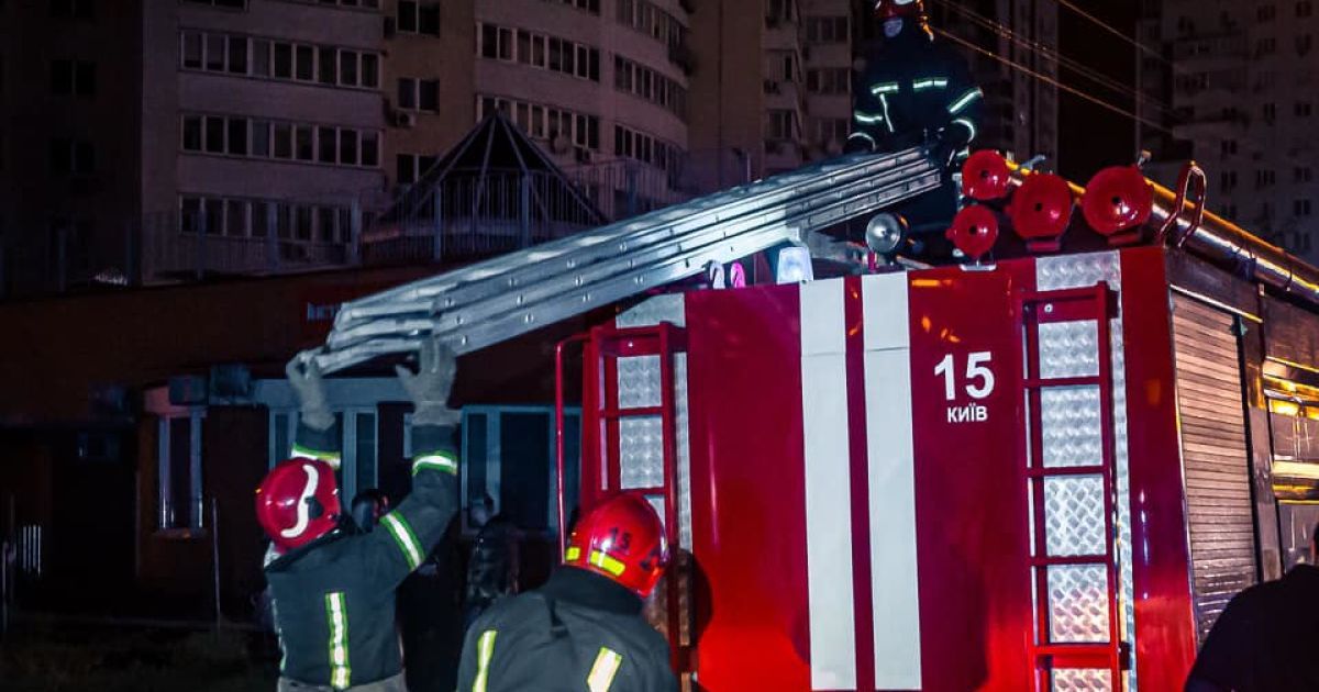 У Києві горів ресторан