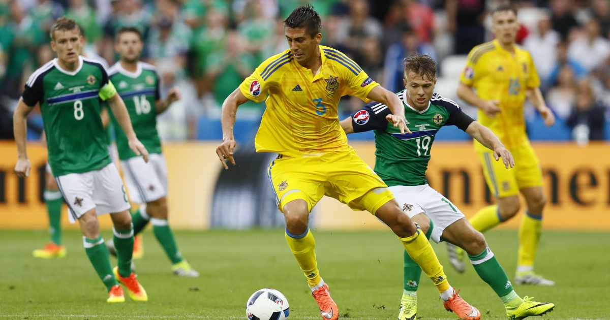 Украина - Северная Ирландия - 0:2. Статистика матча в инфографике