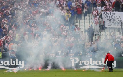 УЄФА завів справу проти Хорватії через безлади вболівальників