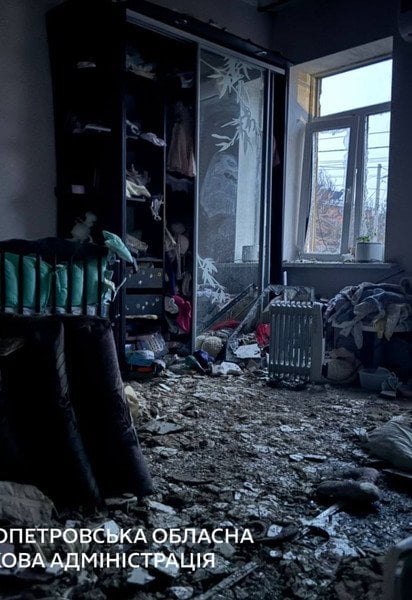 Наслідки обстріли Дніпра