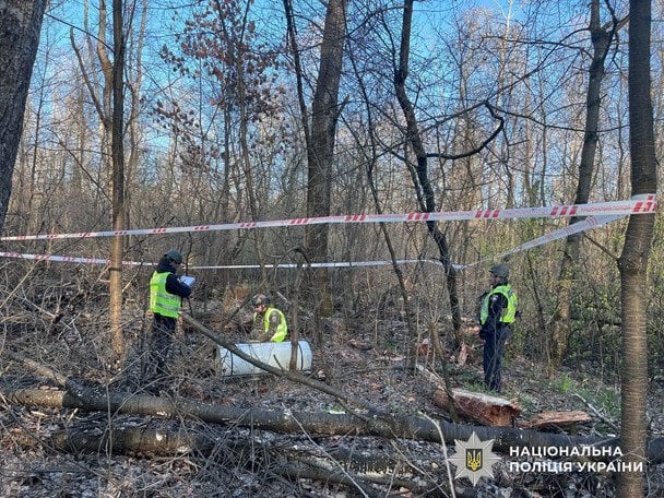В&nbsp;одному з&nbsp;районів Києва виявили бойову частину російської ракети «Іскандер-К». / © Національна поліція Києва