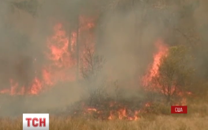 Лесной пожар "атакует" столицу штата Техас