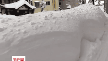 Снігопад в Японії забрав життя 5 людей