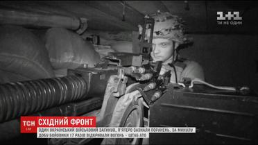 За минулу добу бойовики 17 разів відкривали вогонь по українських позиціях