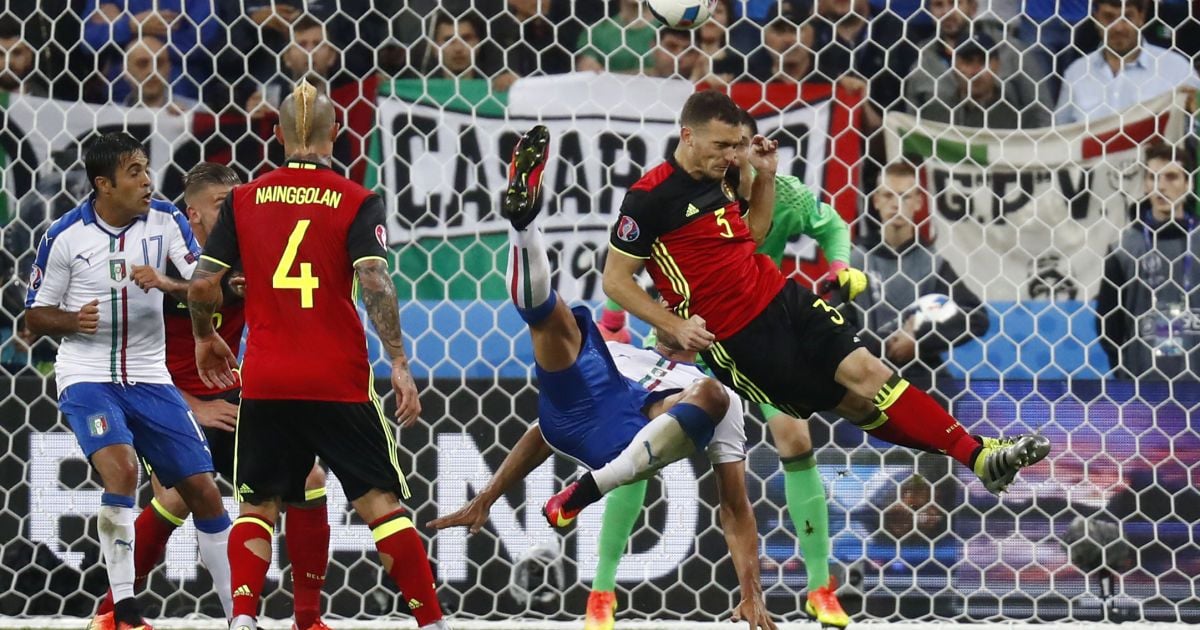 Италия - Бельгия - 2:0.