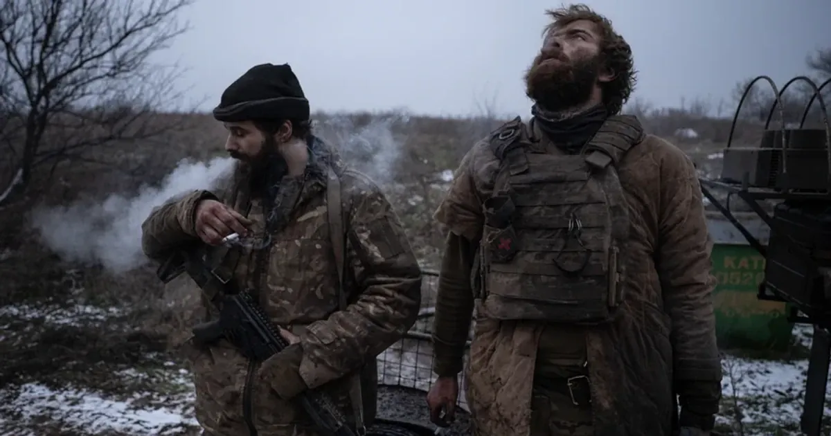 Денис і Дмитро, які перебували на позиції 130 днів. Фото Ірина Рибакова / Х