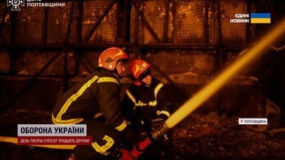 Рятувальники відзняли удар по них на Полтавщині! Ракета вгатила вже після відбою тривоги