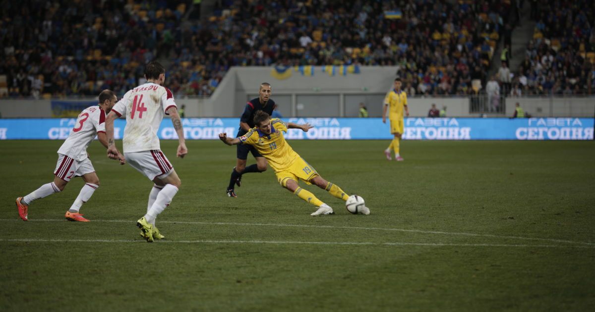 Украина - Беларусь - 3:1. Фото - Надежда Мельниченко