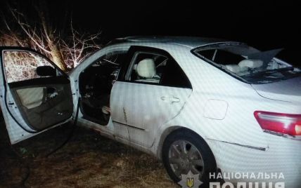 В полиции рассказали о деталях взрыва машины посреди дороги на Киевщине