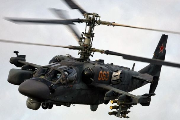 Російський гелікоптер Ка-52 / © 