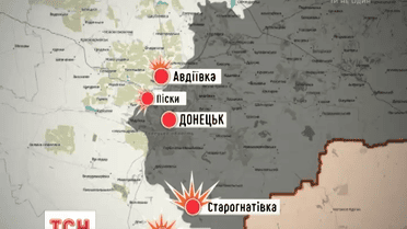 Боевики почти полчаса вели огонь по украинским позициям неподалеку от Первомайского
