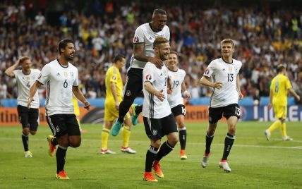 Германия - Украина - 1:0. Видео гола Мустафи