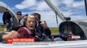 90-річна бабуся Рина із Закарпаття пересіла за штурвал літака