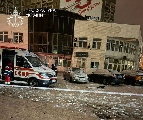 Three of those killed were residents of a housing complex in the Dniprovskyi district.