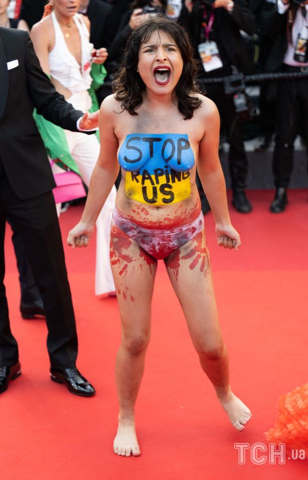 Активистка Femen в Каннах / © Getty Images