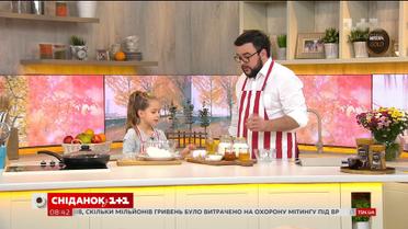 6-річна Уляна з Харкова приготувала сирники в прямому ефірі