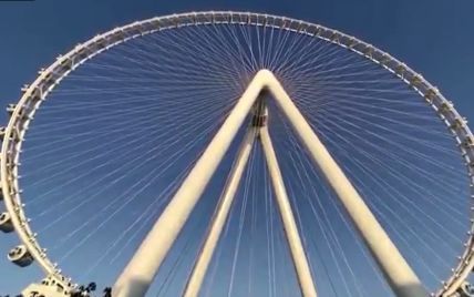 Четверть километра над землей: в Дубае открыли самое большое в мире колесо обозрения