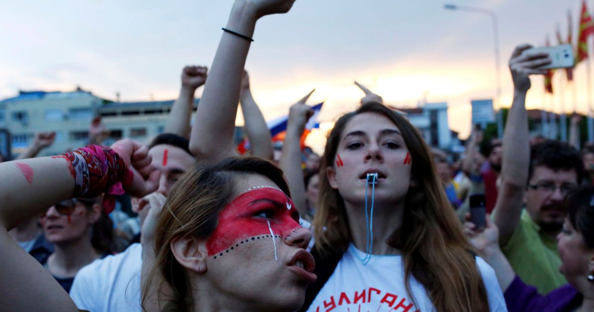 кольоровий протест у македонії_6 / © Reuters