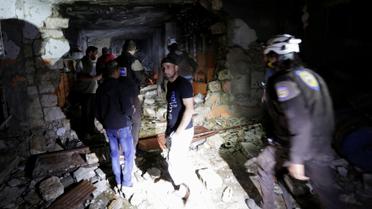 Наслідки авіаударів по сирійському місту Ідліб. / © Reuters