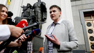 Надія Савченко перед першим виступом у Верховній Раді_1 / © Reuters