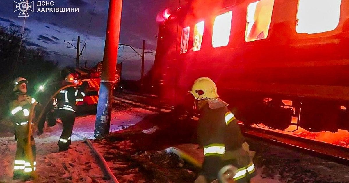 Удар по потягу на Харківщині