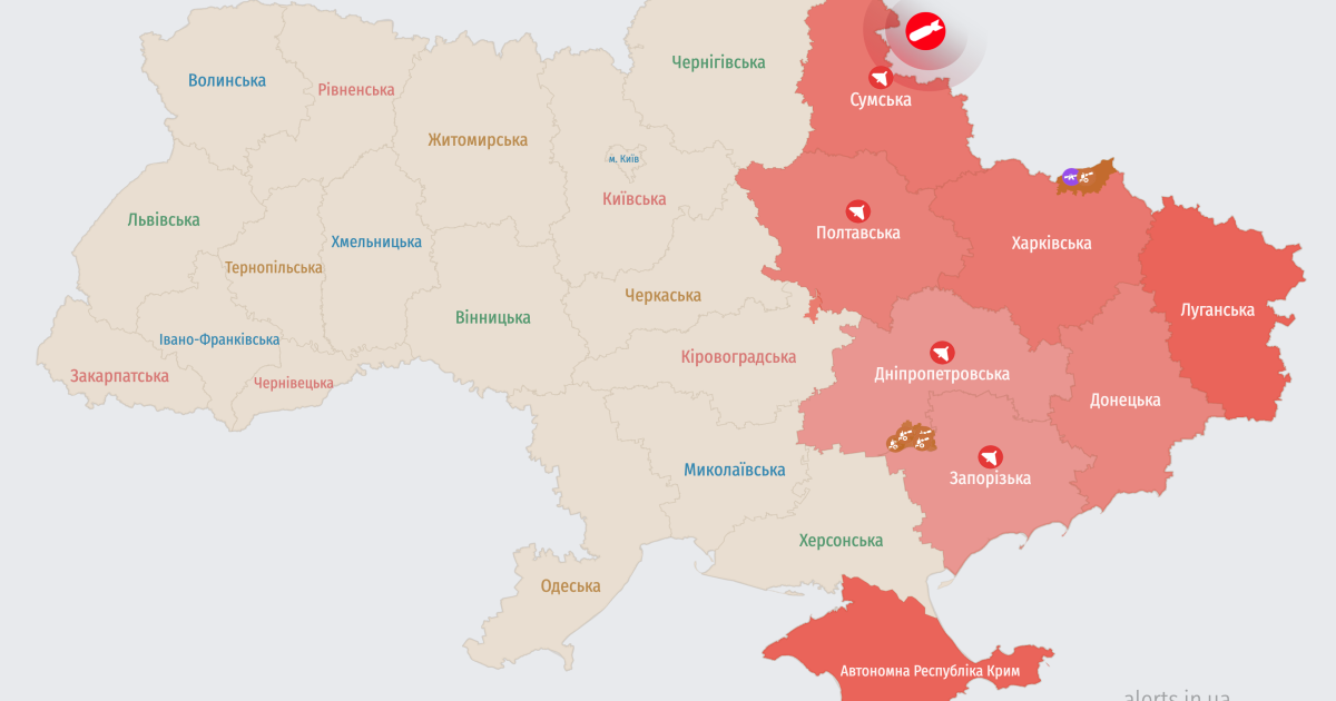 Мапа тривог