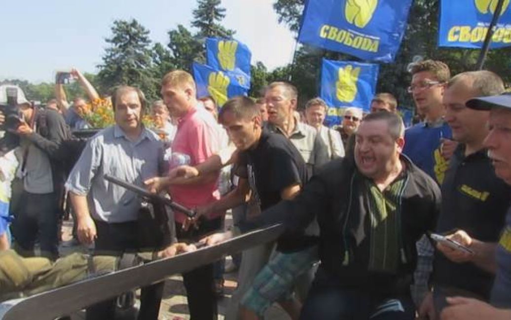 В МВД допросят участников беспорядков / © Пресс-служба МВД Украины