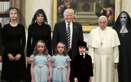 "Заберите меня отсюда". Угрюмое лицо Папы Римского на встрече с Трампом стало мемом