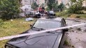 Наслідки російського удару в Оболонському районі Києва. Фото t.me/obolonlife