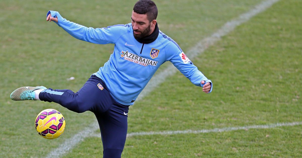 Арда Туран во времена выступлений за "Атлетико".