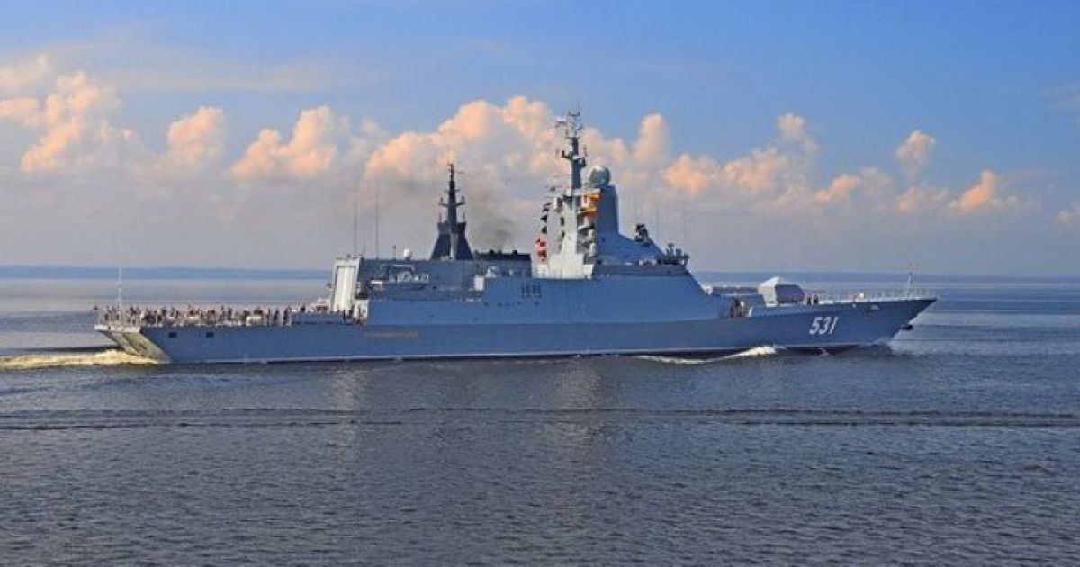 Российские корабли вновь "гуляют" у границ Латвии