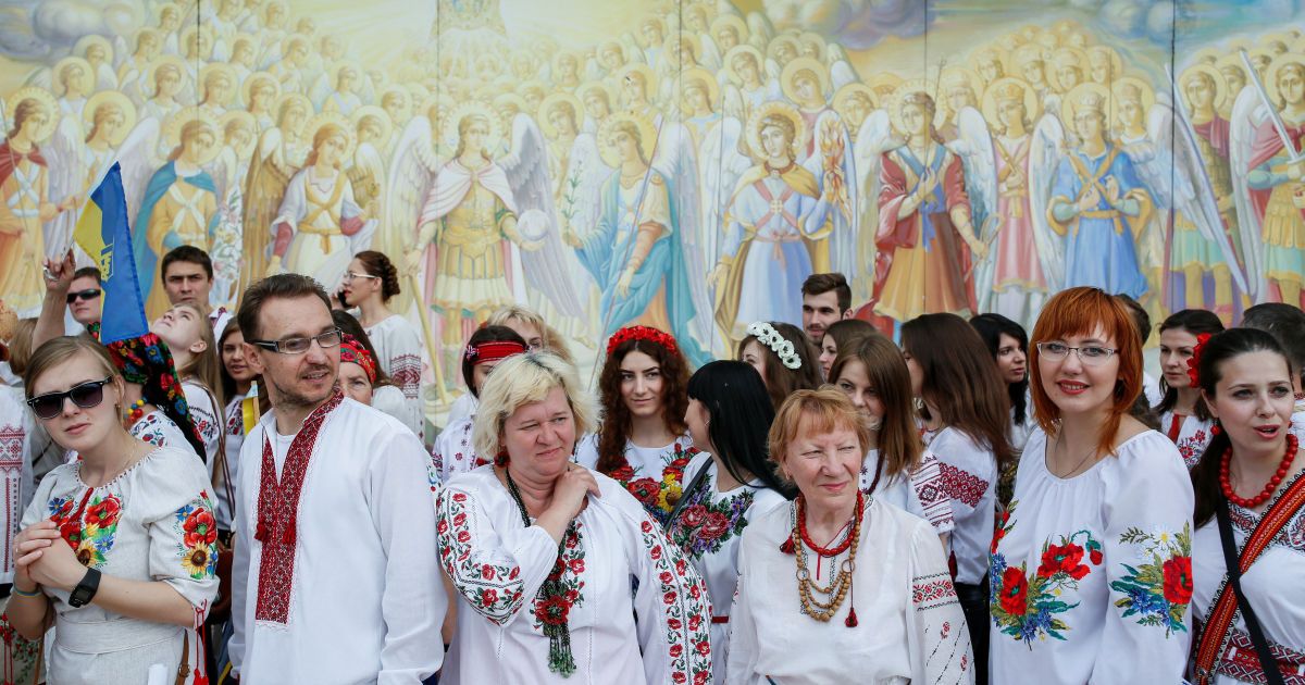 мегамарш у вишиванках у Києві_3 / © Reuters