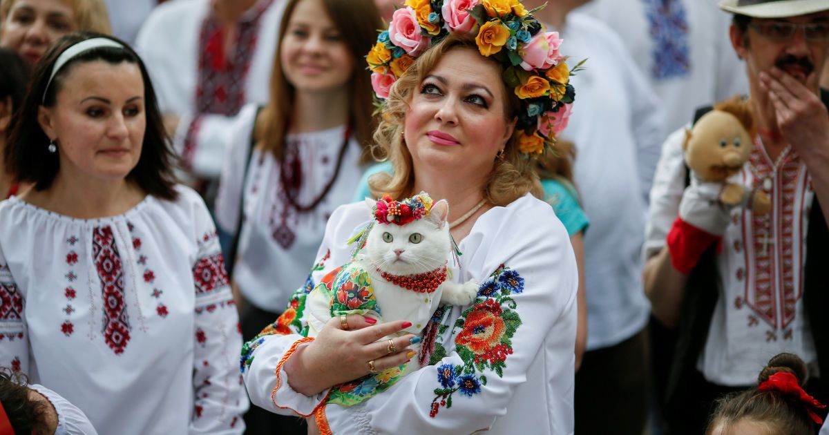 мегамарш у вишиванках у Києві_2 / © Reuters