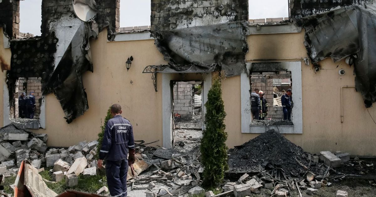 На Киевщине объявили траур по погибшим в пожаре дома для престарелых