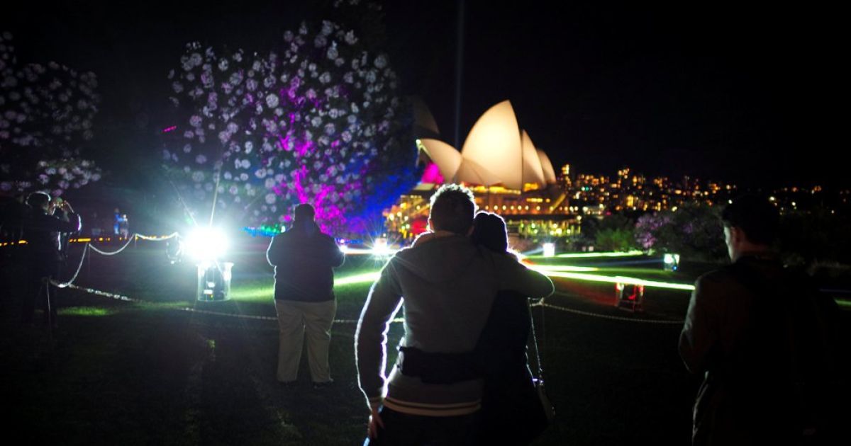 Фестиваль света в австралийском Сиднее 2016 год