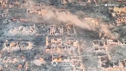 Разрушенный Волчанск сняли на видео