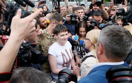 Обращение от Грибаускайте и приглашение в Страсбург. Как Европа приветствовала Савченко
