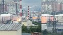 Пожар на НПЗ в Москве сняли на видео