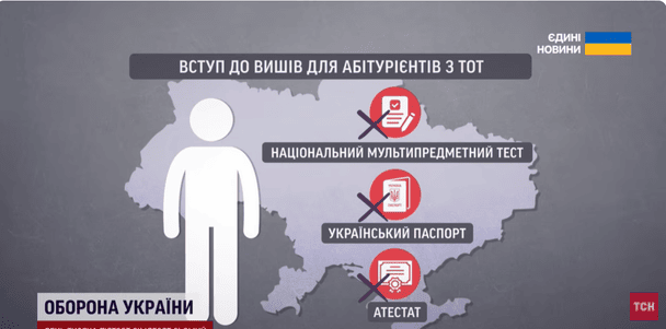 Умови вступу абітурієнтів з ТОТ / © ТСН