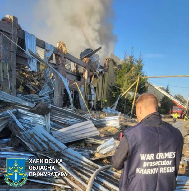 Наслідки обстрілу Харкова ракетами С-300 21 вересня / © Харківська обласна прокуратура