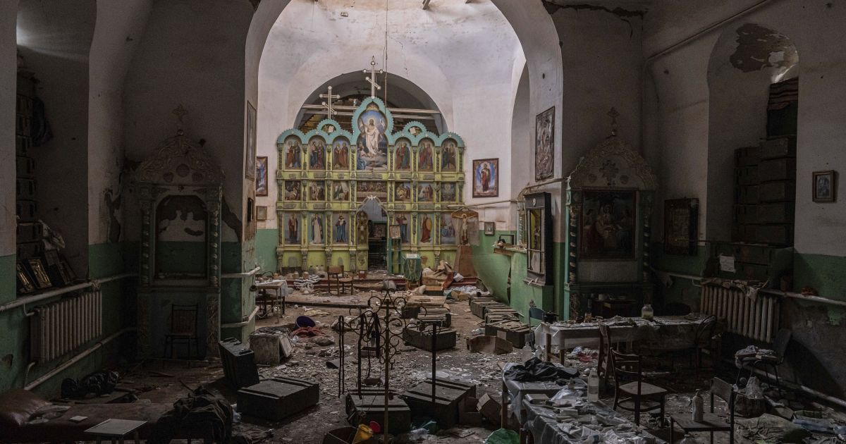 Под обстрел попала церковь