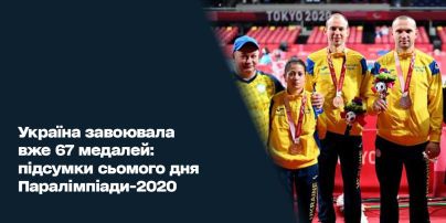 Україна завоювала вже 67 медалей: підсумки сьомого дня Паралімпіади-2020